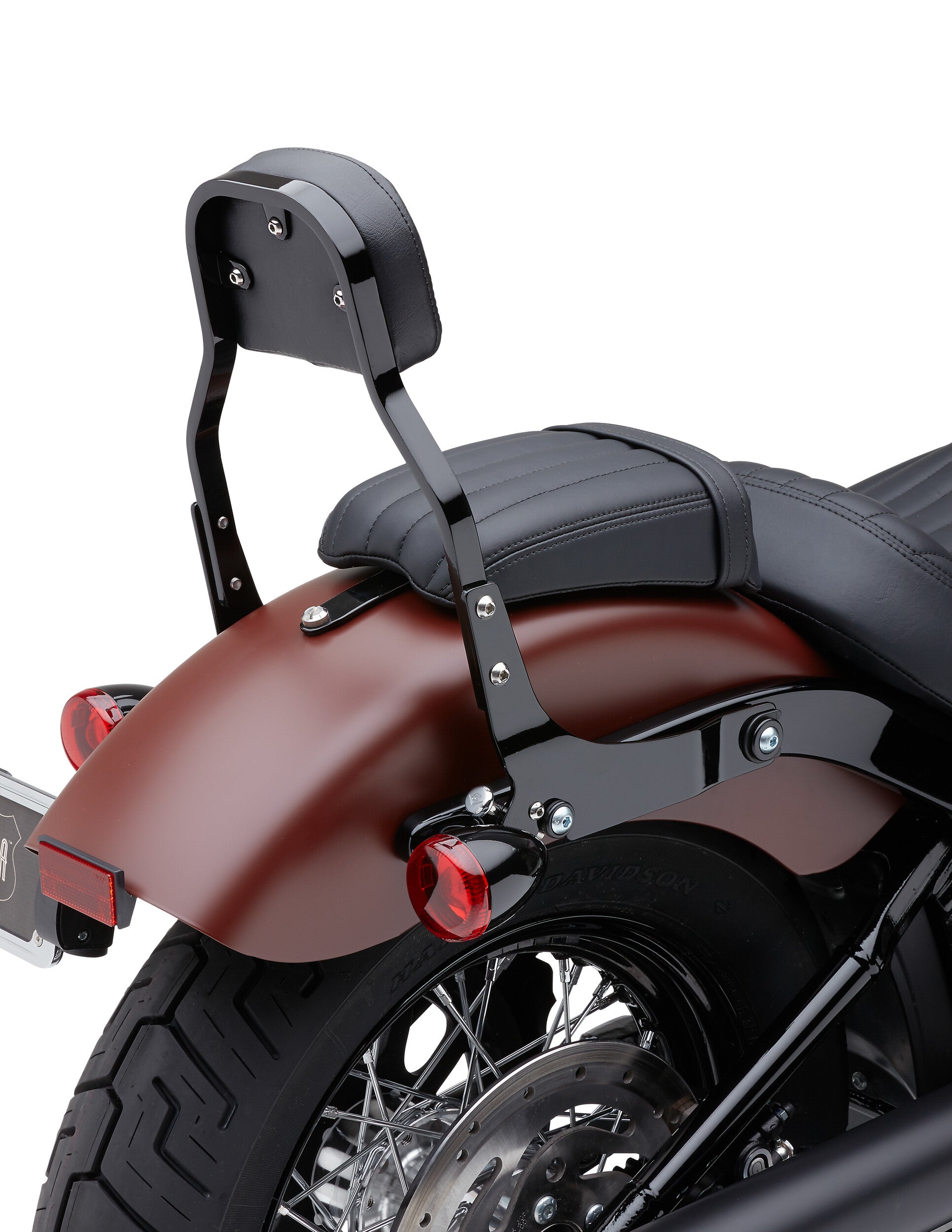 DETACHABLE BACKREST MINI BLACK DYNA 06-17