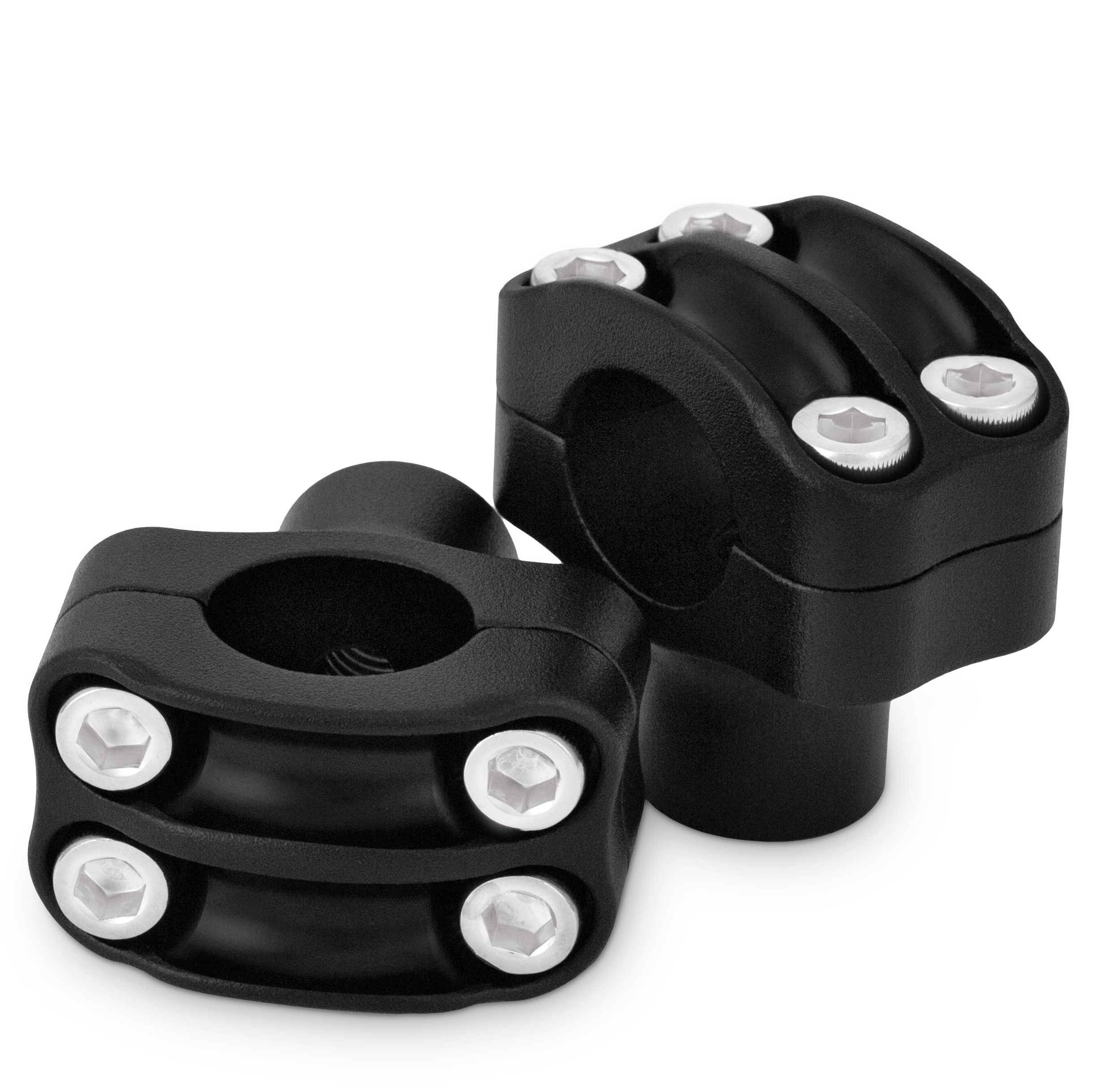 REAPER 1-1/2" RISERS 1" BAR SET - TEXTURE BLACK