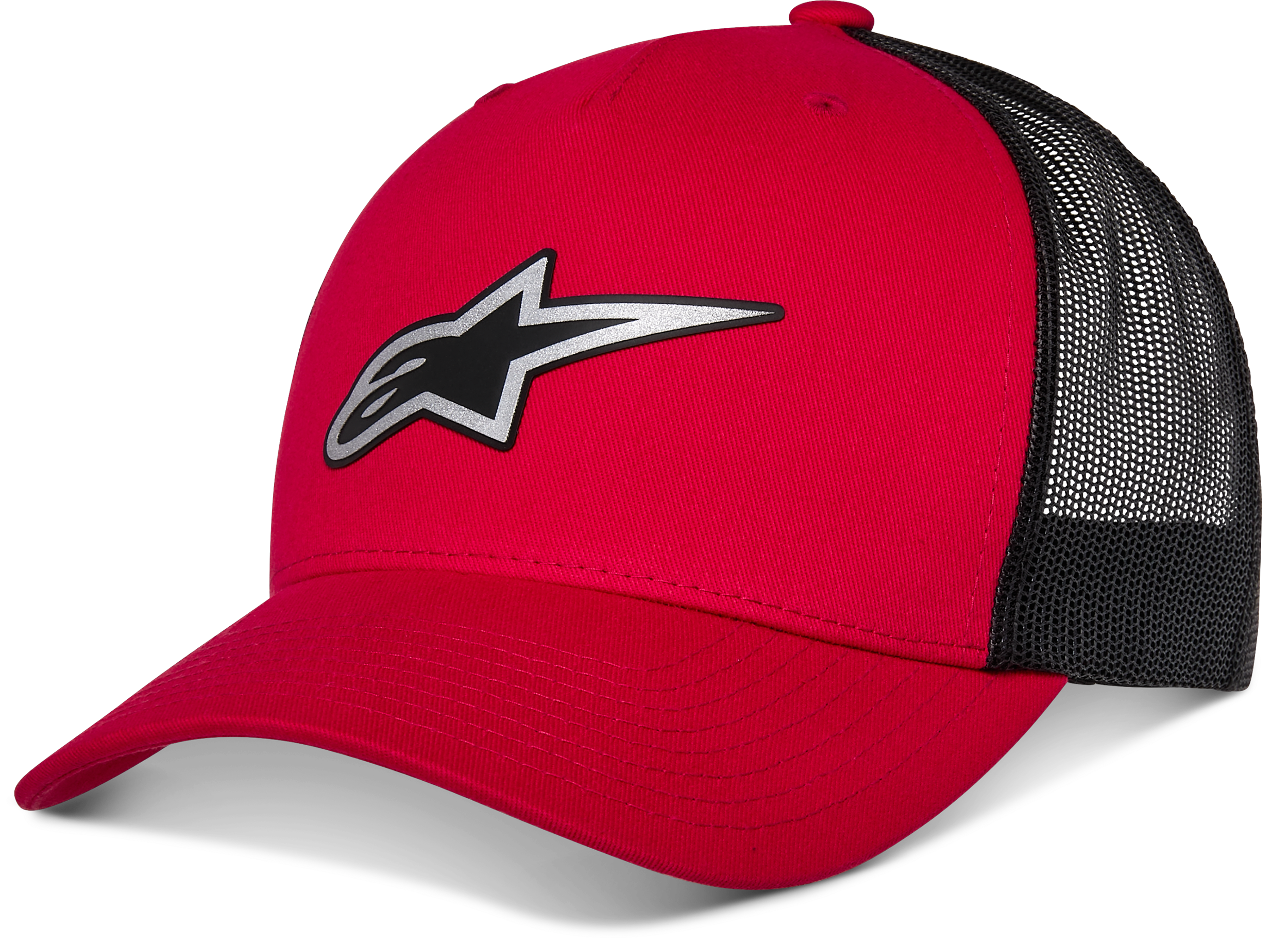 REFLECT AGELESS TRUCKER HAT RED/BLACK