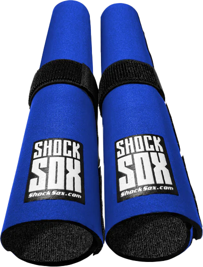 SHOCK SOX 13" BLUE UPSIDE DOWN OR CONV. FORKS