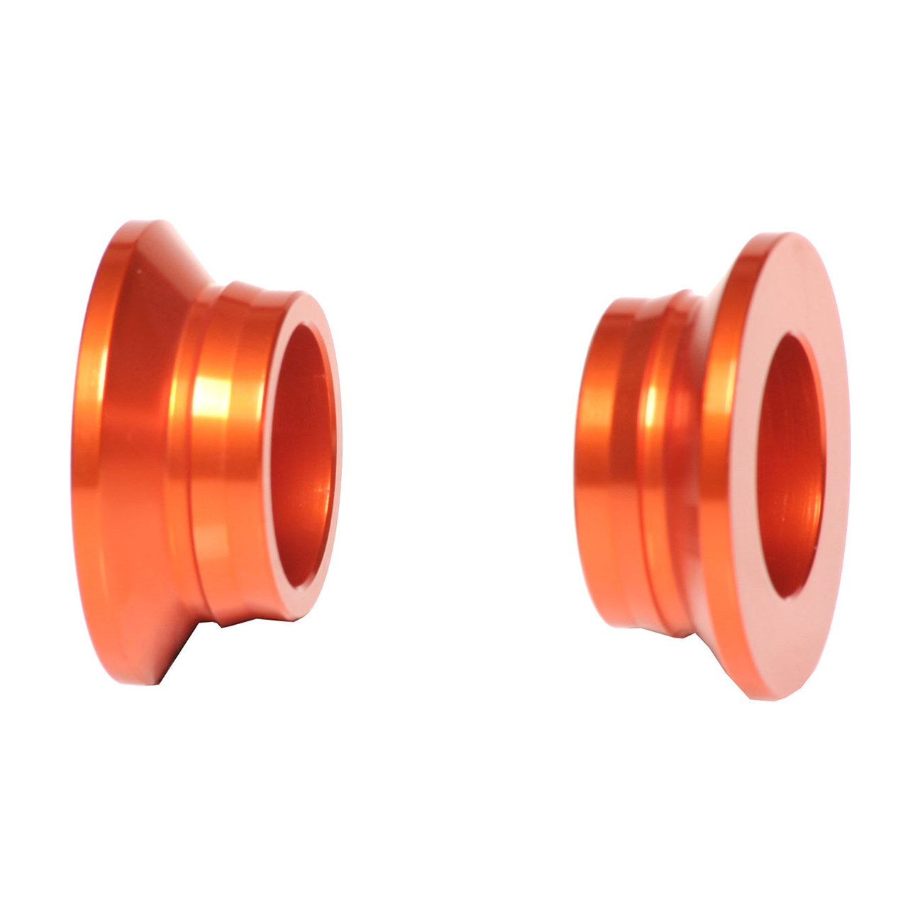 REAR WHEEL SPACERS ORANGE KTM/HUSQ/GAS