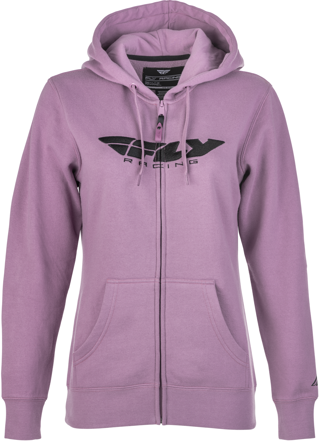 WOMEN'S FLY CORPORATE ZIP UP HOODIE MAUVE XL