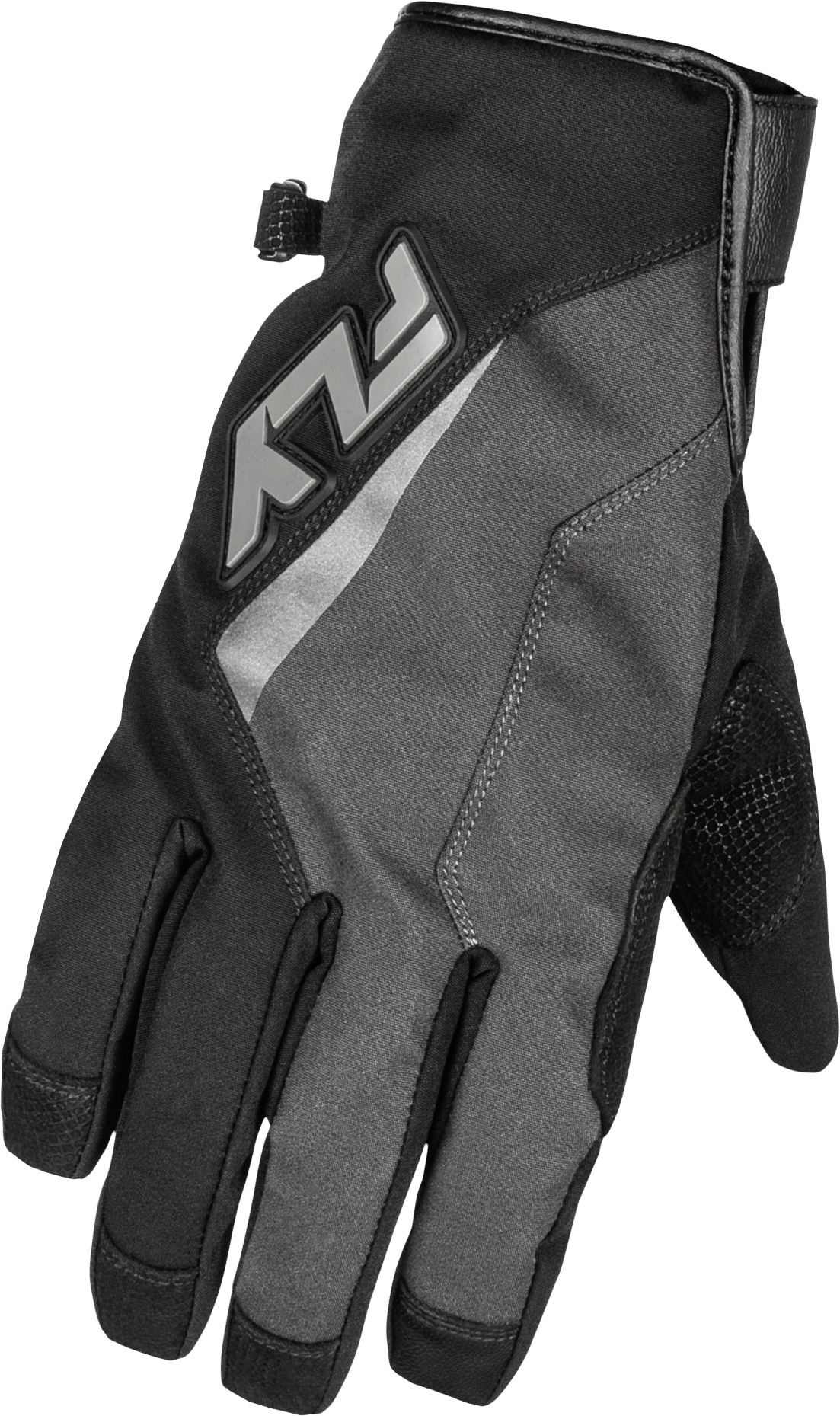 TITLE LONG GLOVES GREY/BLACK MD