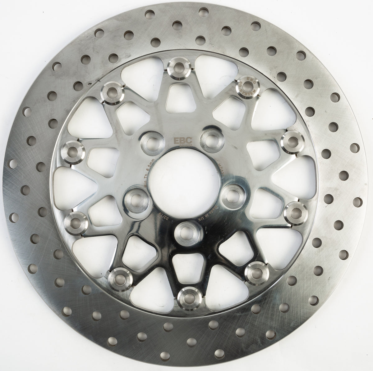 V-TWIN BRAKE ROTOR 11.8" MD 521 CHROME 10-SPOKE