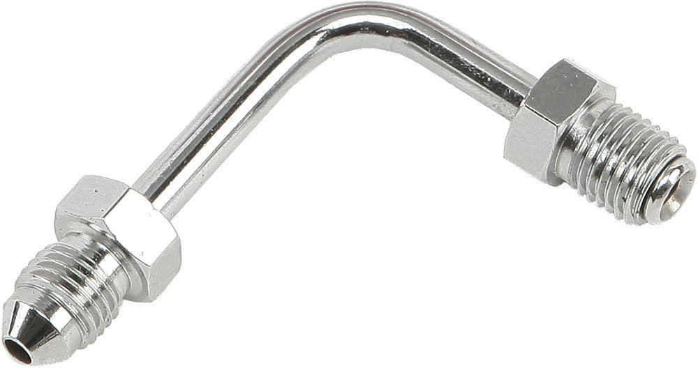 JIC TO -3 TUBE ADAPTER 90 DEGREE SHORT STAINLESS 3/8"
