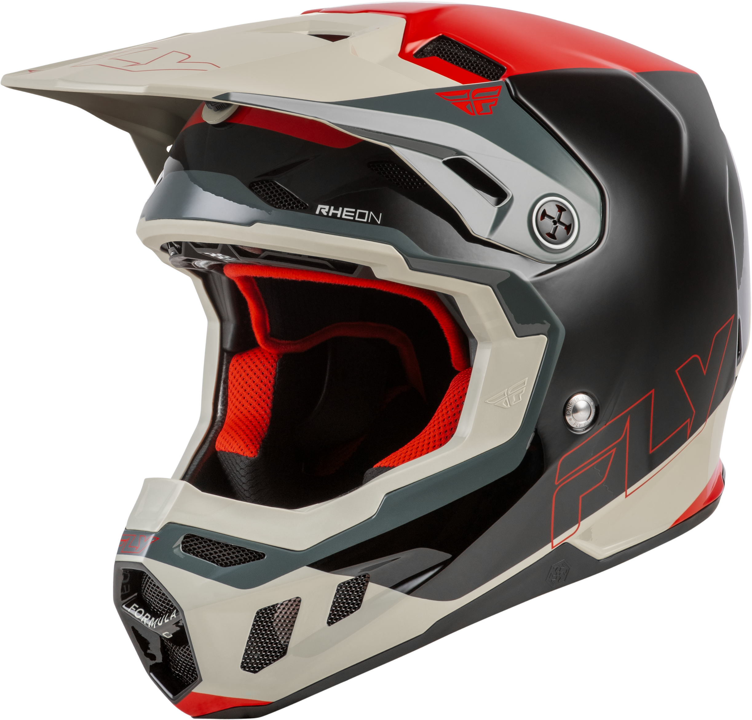 FORMULA CC GLIDE HELMET BLACK/RED/GREY 2X