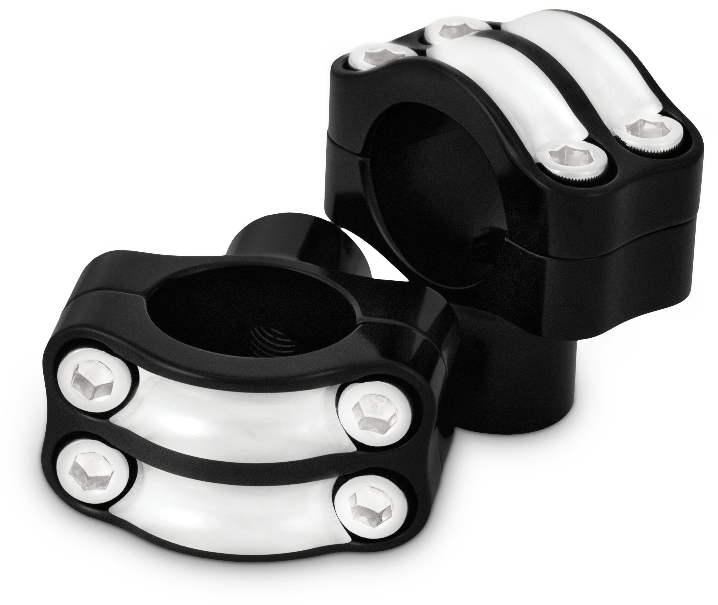 REAPER 1-1/2" RISERS 1.25" BAR SET - BLACK MACHINED