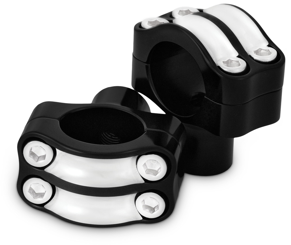REAPER 1-1/2" RISERS 1.25" BAR SET - BLACK MACHINED