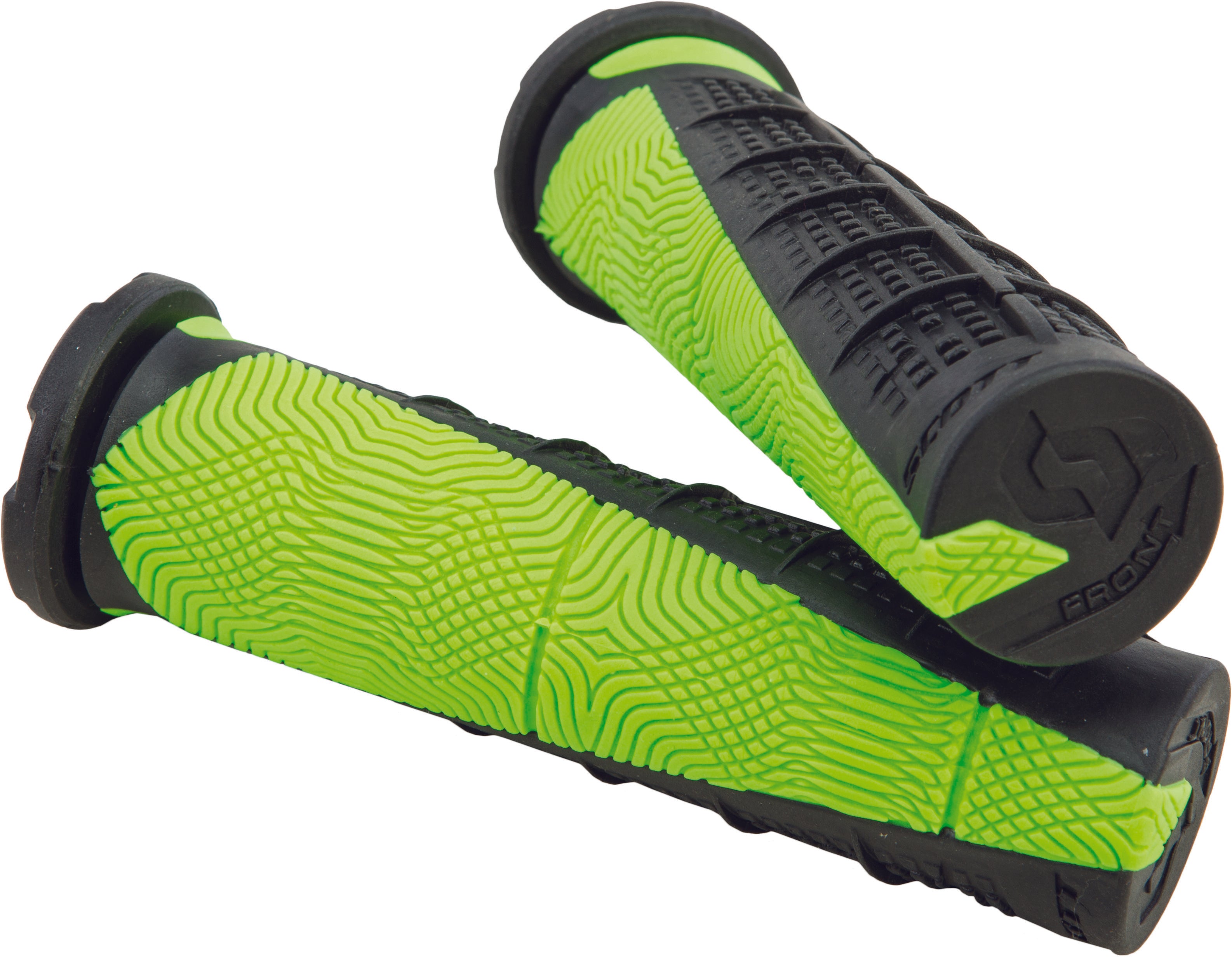 DEUCE GRIP ATV BLACK/NEON GRN