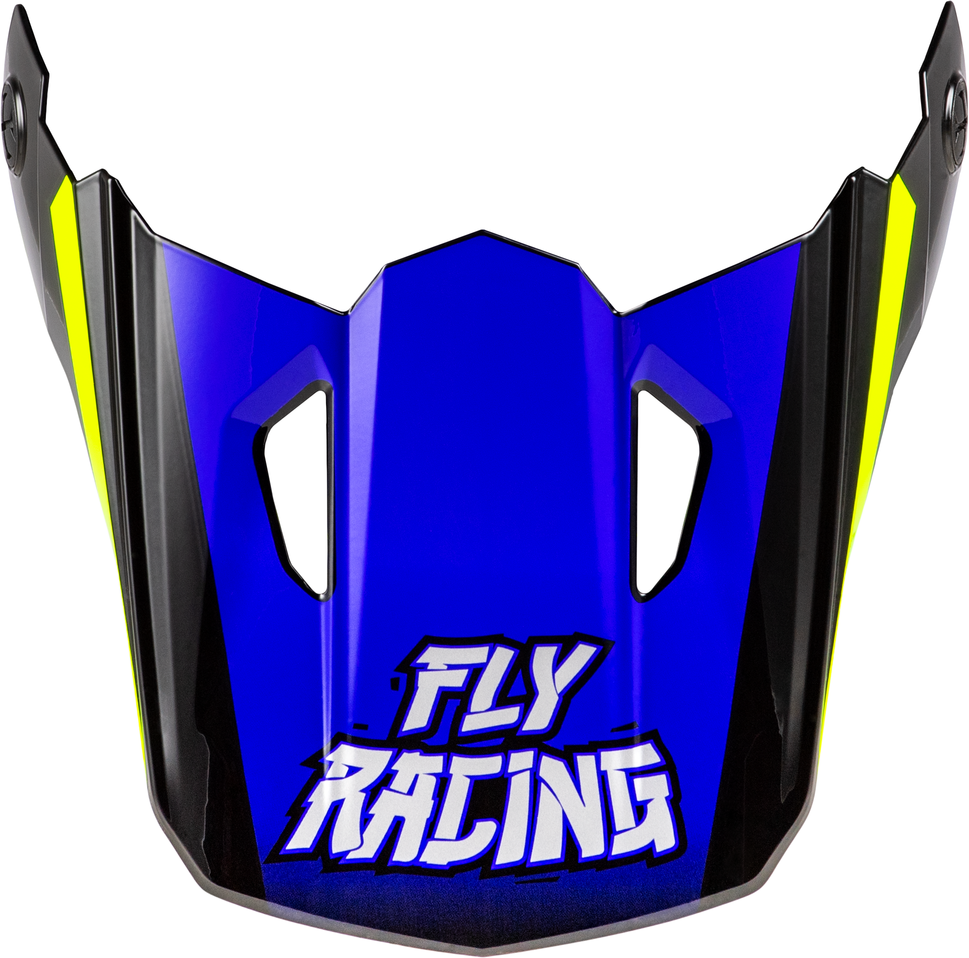 YOUTH KINETIC SCORCHED HELMET VISOR BLUE/GREY/HI-VIS YS-YL