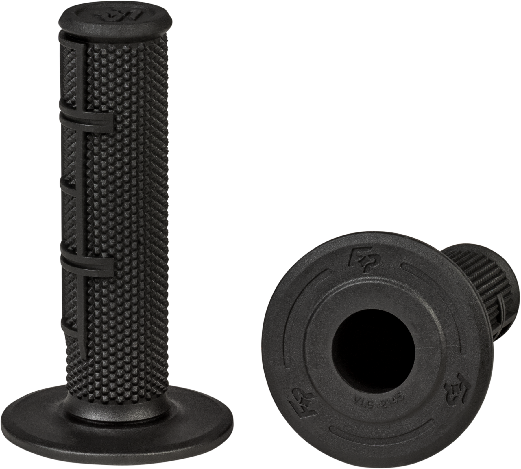 CONTROL MX STANDARD GRIPS BLACK HALF WAFFLE
