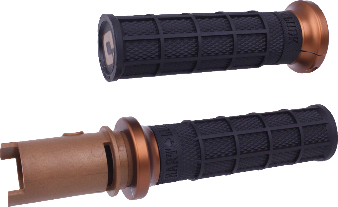 LOCK-ON HART-LUCK FULL-WAFFLE BLACK/BRONZE CVO `23-24