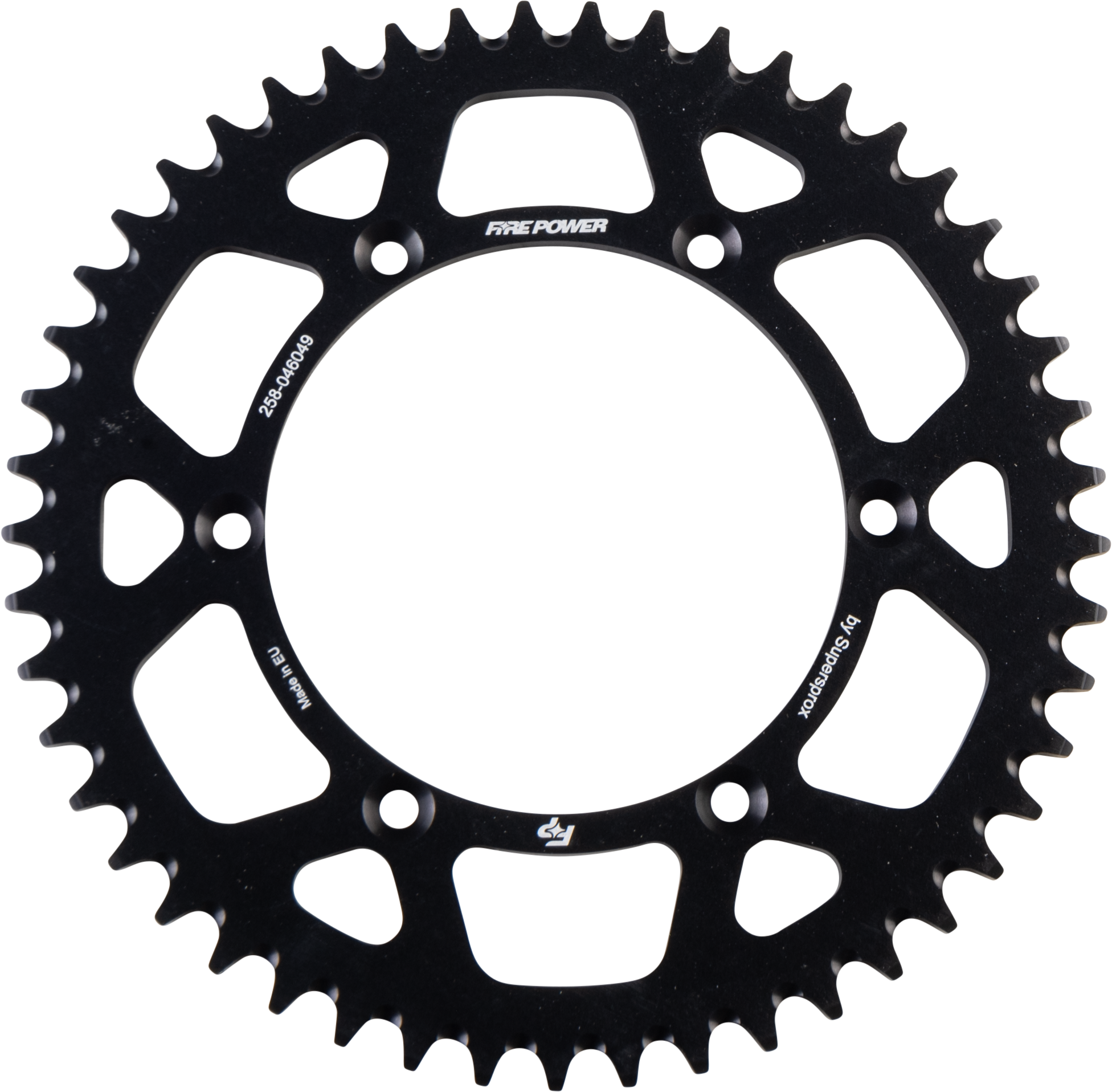REAR SPROCKET ALUMINUM 49T BLK