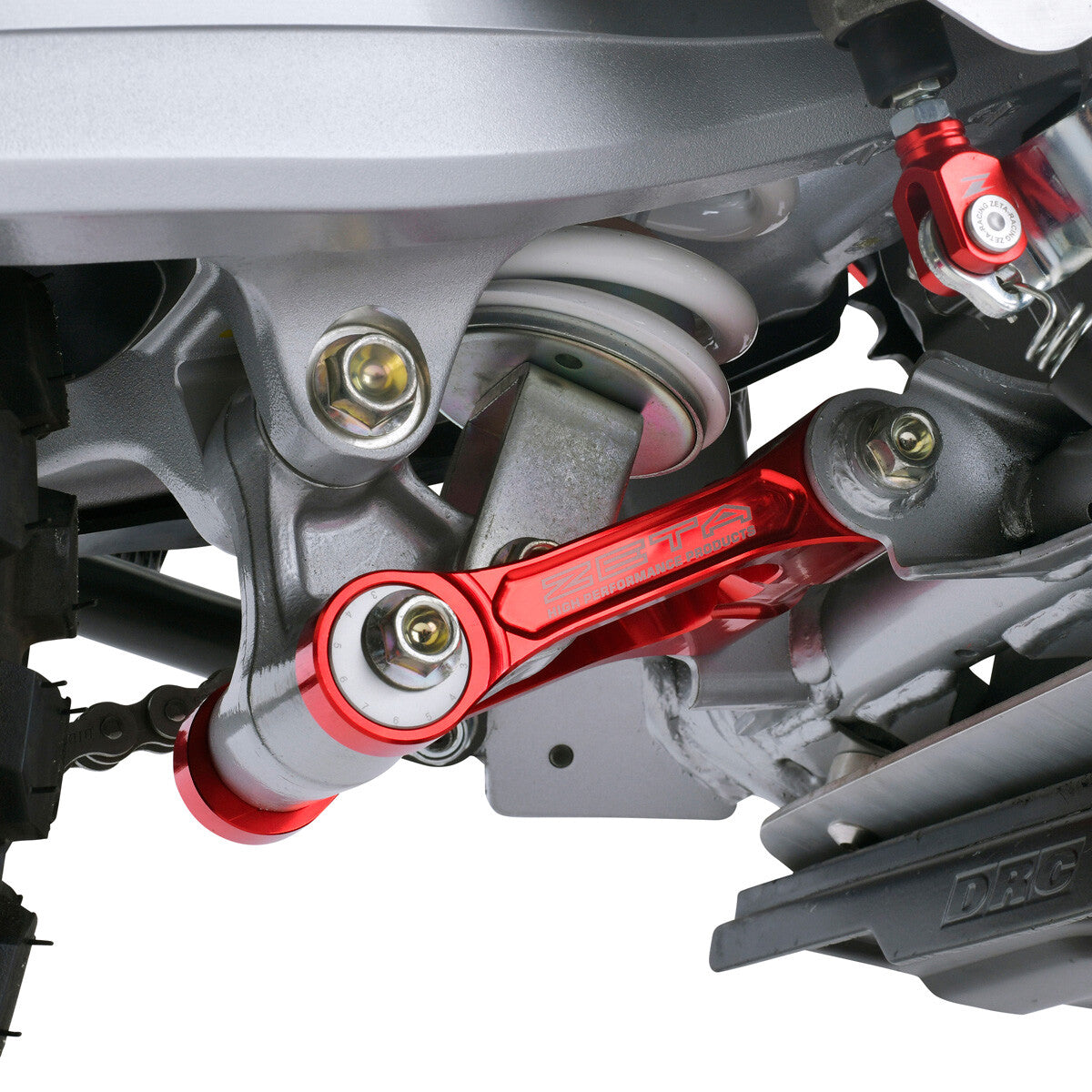 ADJUSTABLE LOWERING LINK HON RED