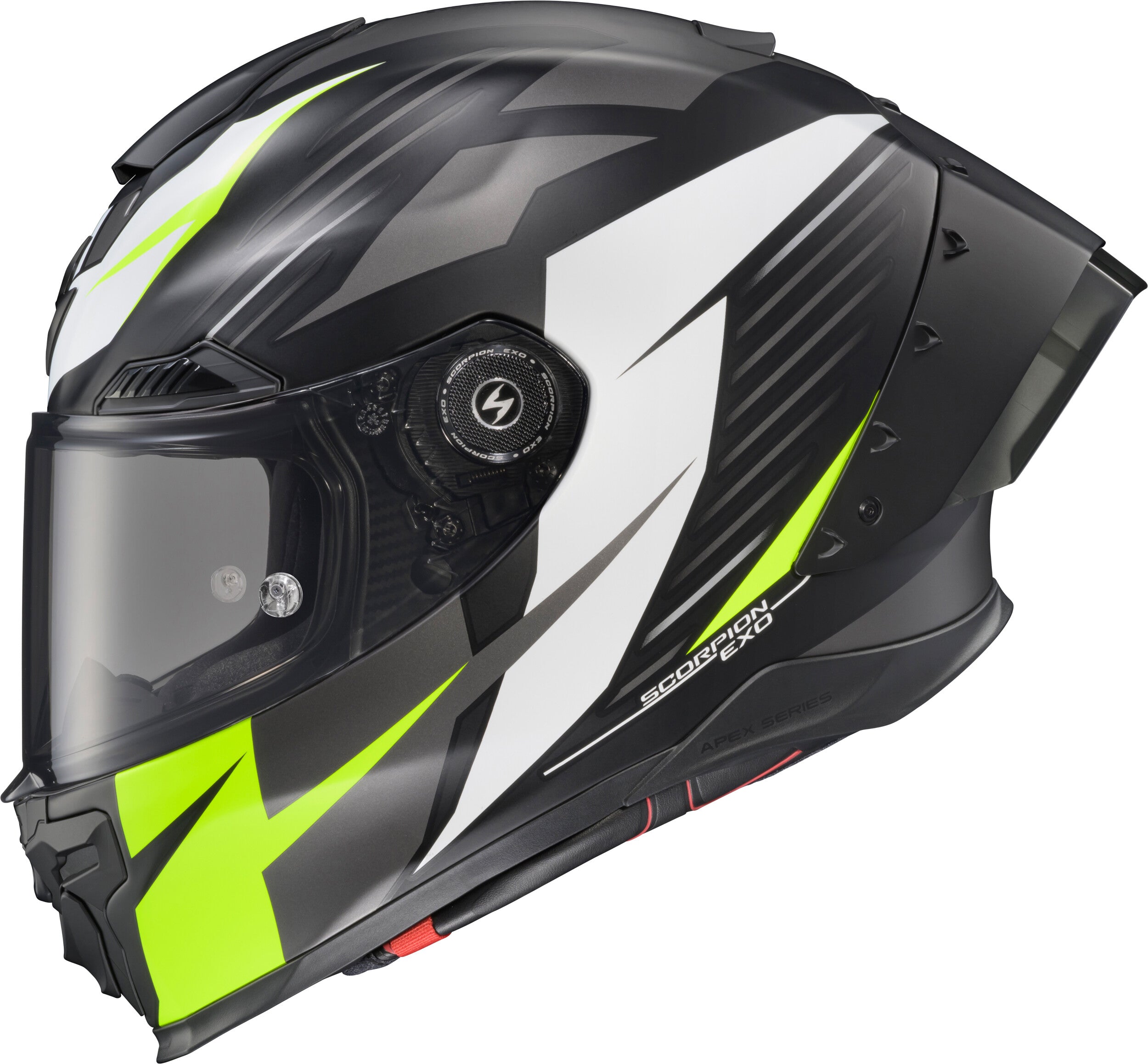 APEX EXO-WARP FULL FACE HELMET DILITHIUM BLK/WHIT/HI-VIS XL