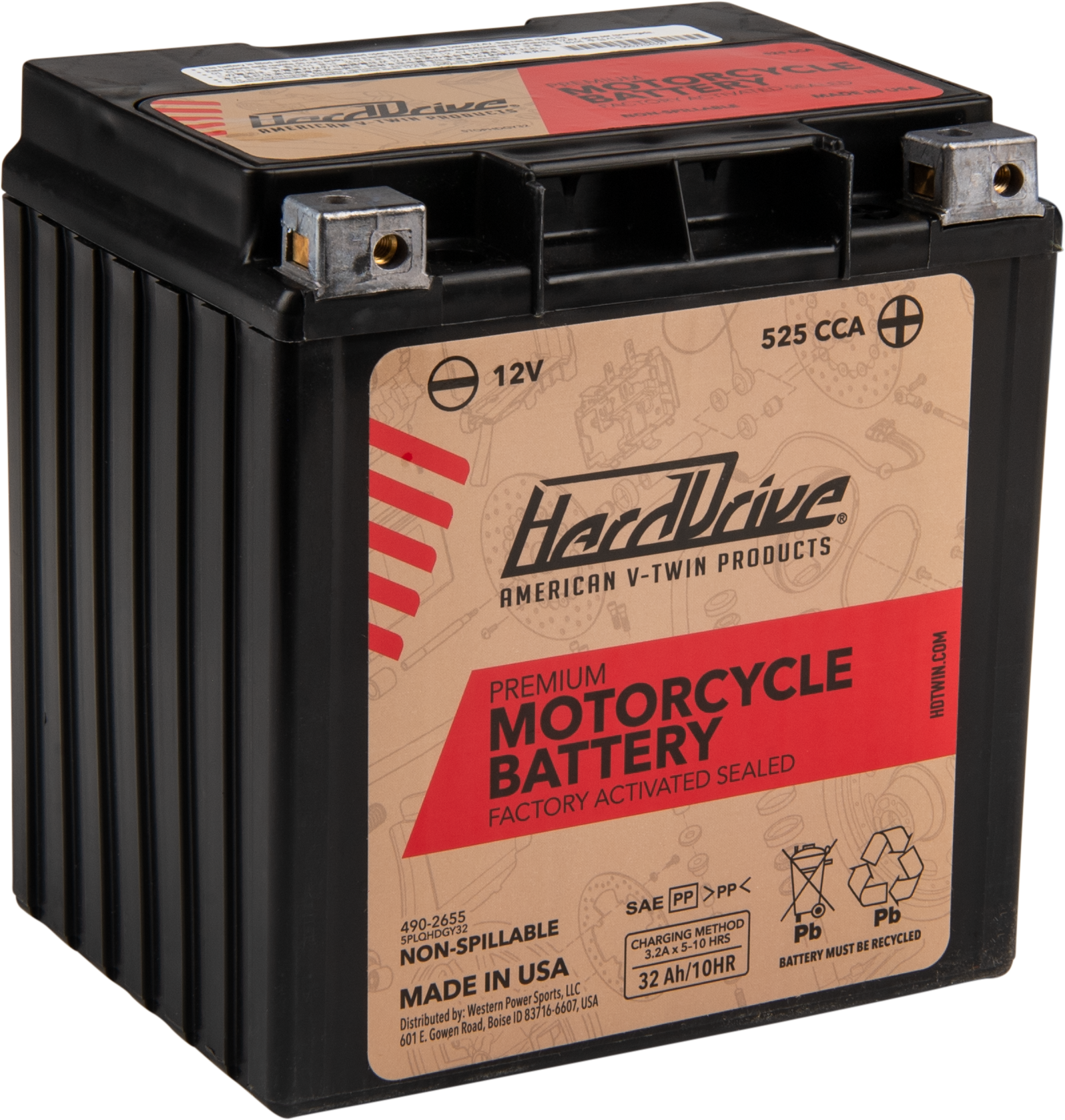 PREMIUM BATTERY GYZ32HL / YIX30L CCA 500