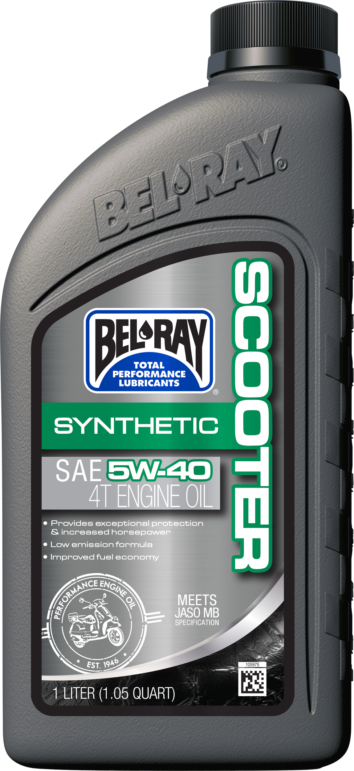 SCOOTER SYNTHETIC ENGINE OIL 4T 5W40 1L