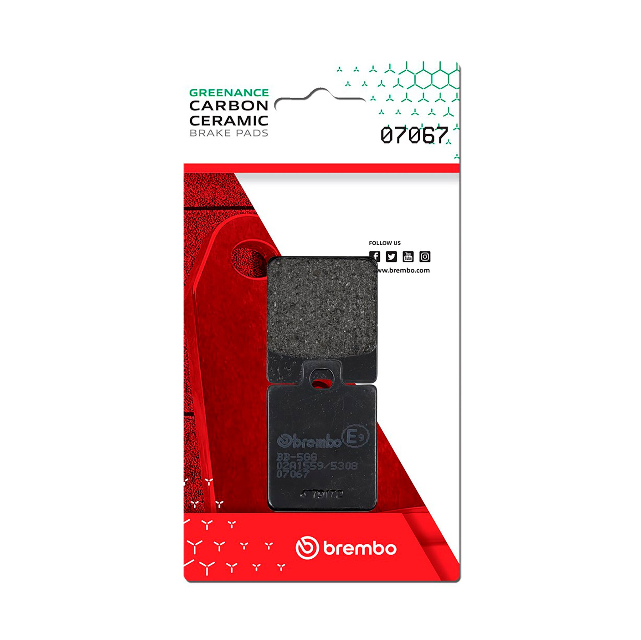 PRIME CC BRAKE PADS CARBON CERAMIC