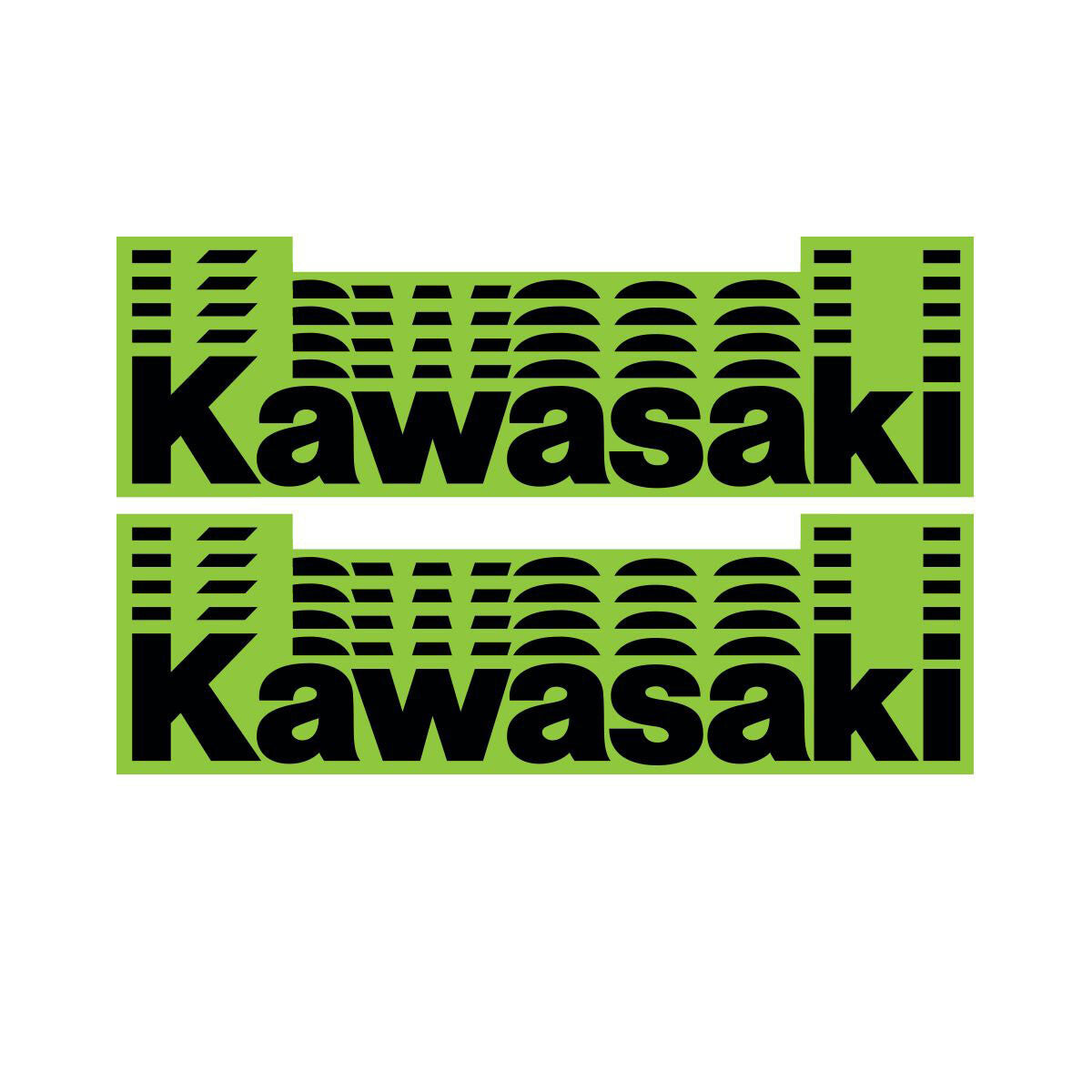 6" KAWASAKI DECAL 10 PK