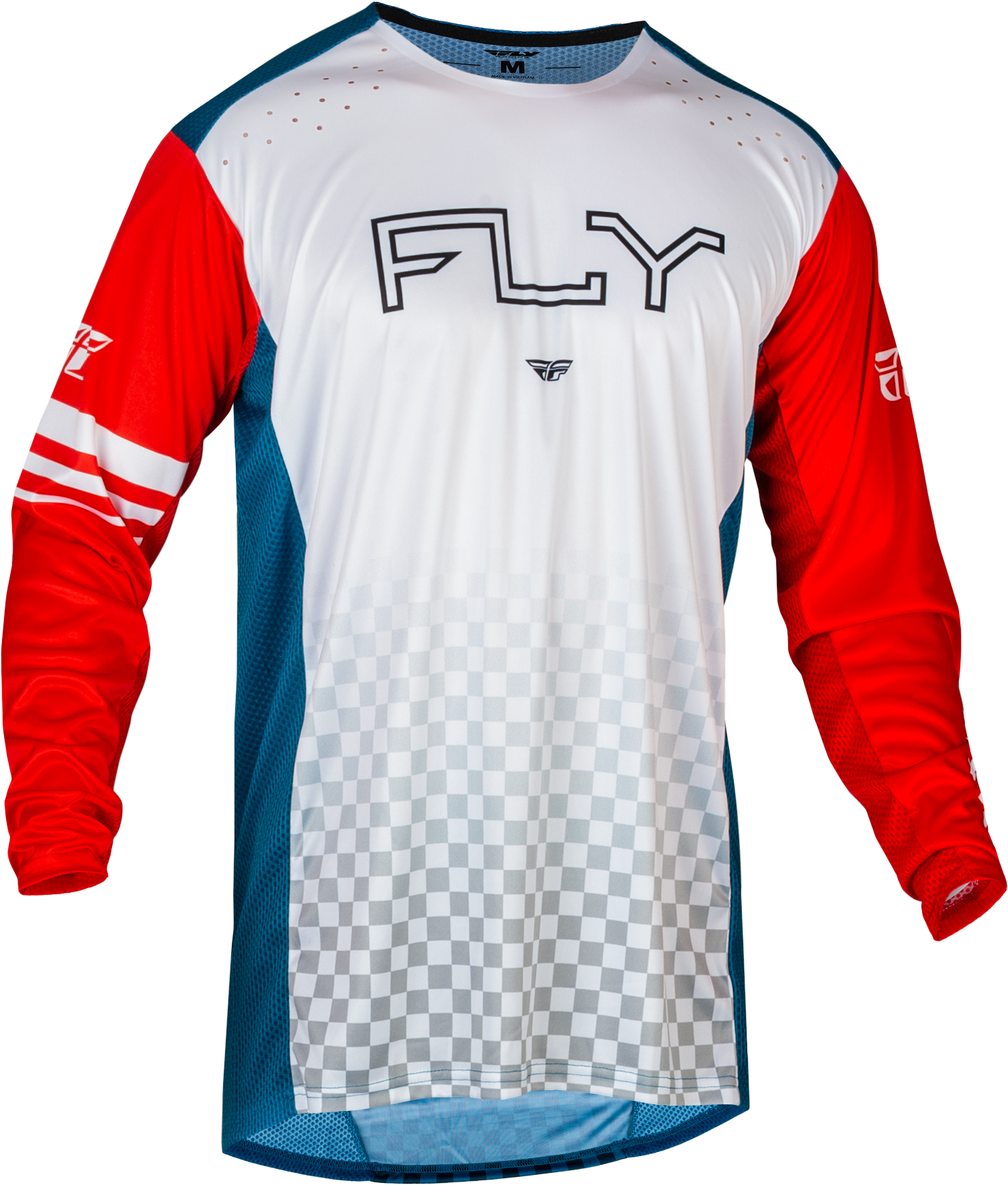 YOUTH RAYCE BICYCLE JERSEY RED/WHITE/BLUE YM