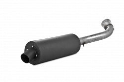 SINGLE SLIP-ON SYSTEM W/ 4.25" SPORT MUFFLER BLK