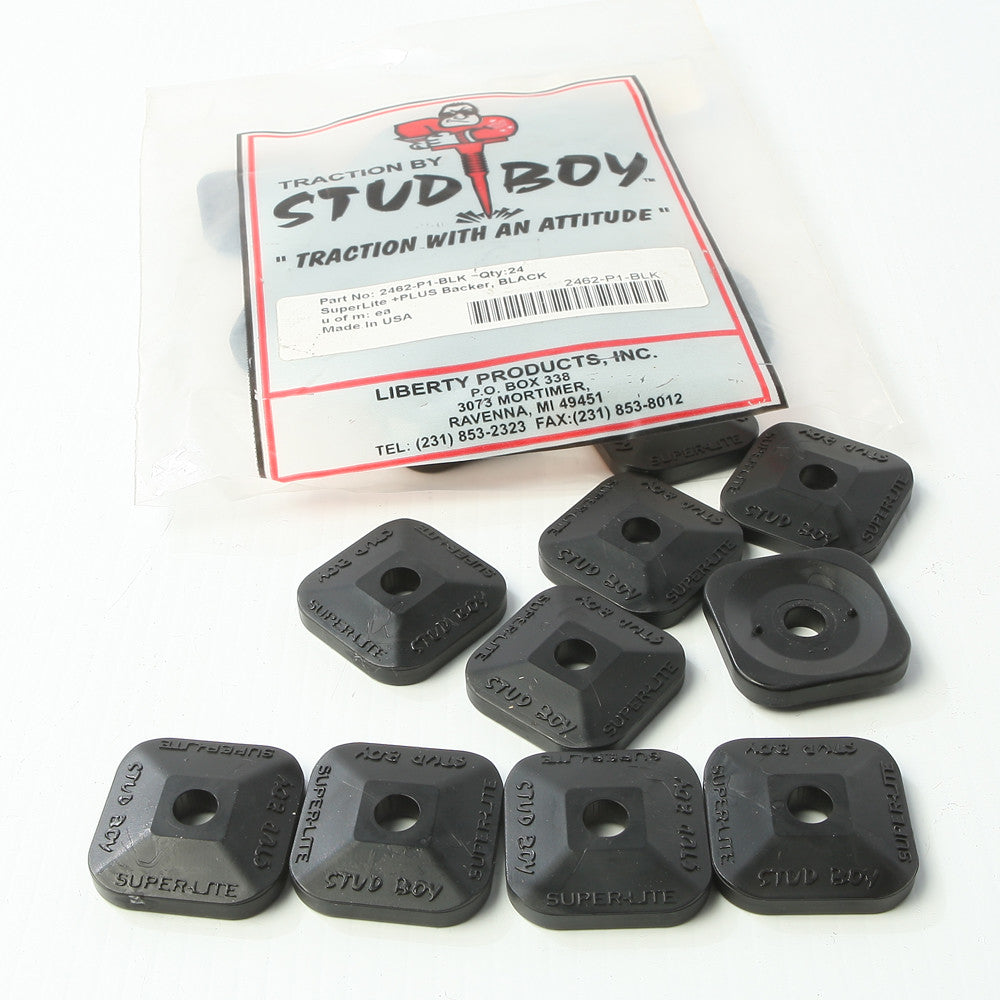 SUPER-LITE PLUS BACKERS BLACK 24/PK