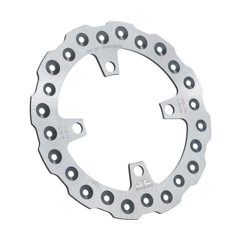 FRONT BRAKE ROTOR SS SELF CLEANING KAW