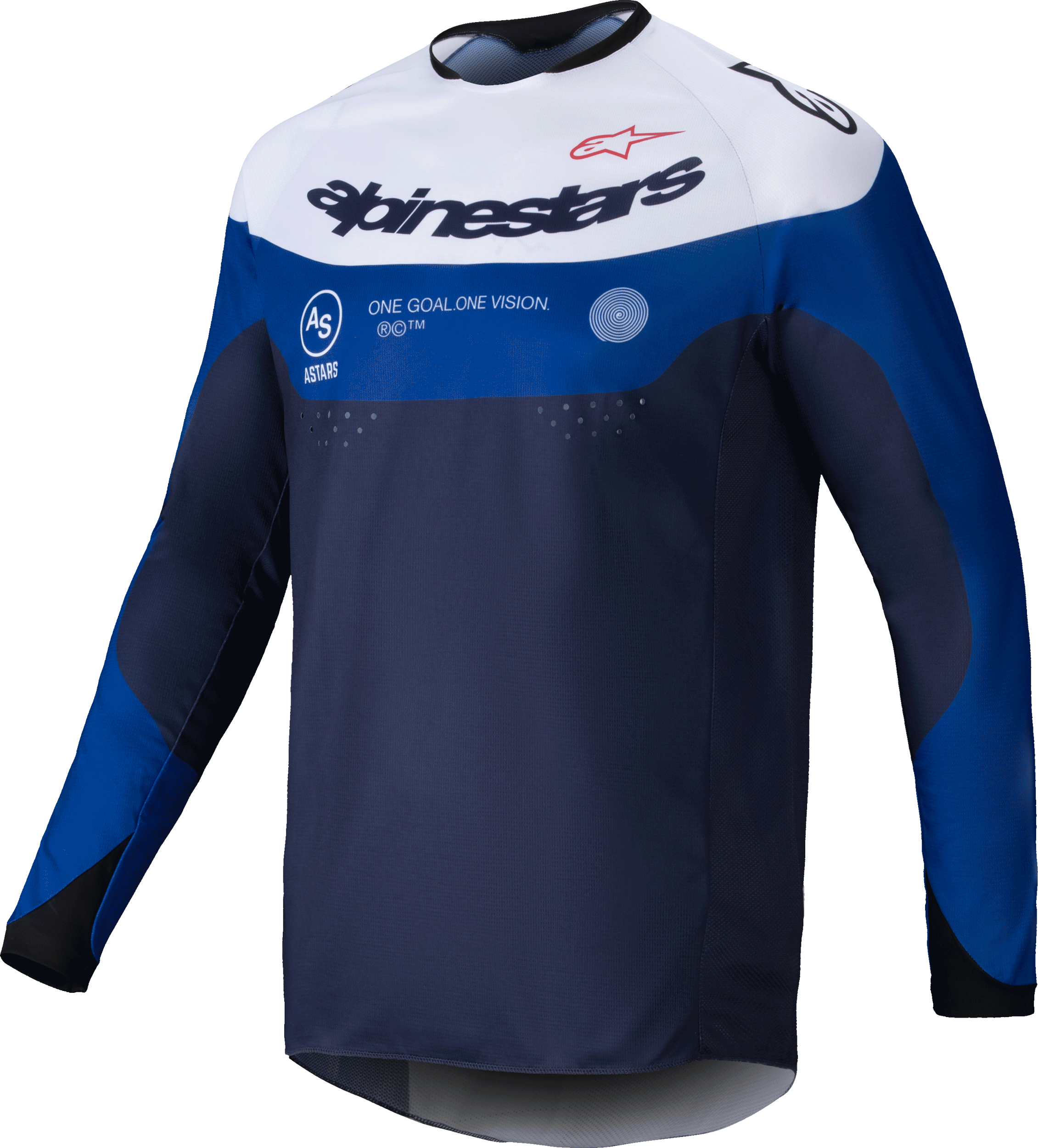 PRO-DURA JERSEY NAVY/BRIGHT BLUE/WHITE SM
