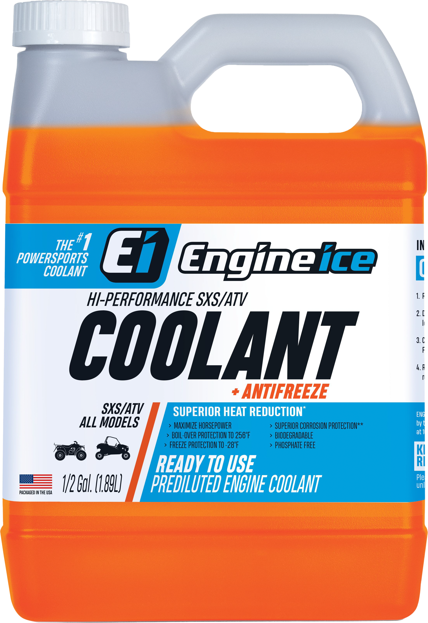 HI-PERF SXS/ATV COOLANT 1/2 GAL (4/CASE SOLD EA)