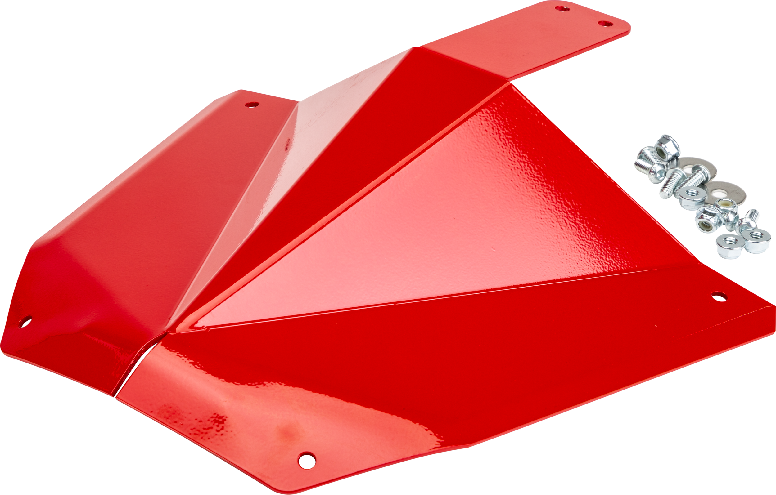 SKID PLATE RED FOR GEN5 FRONT BUMPER S/M