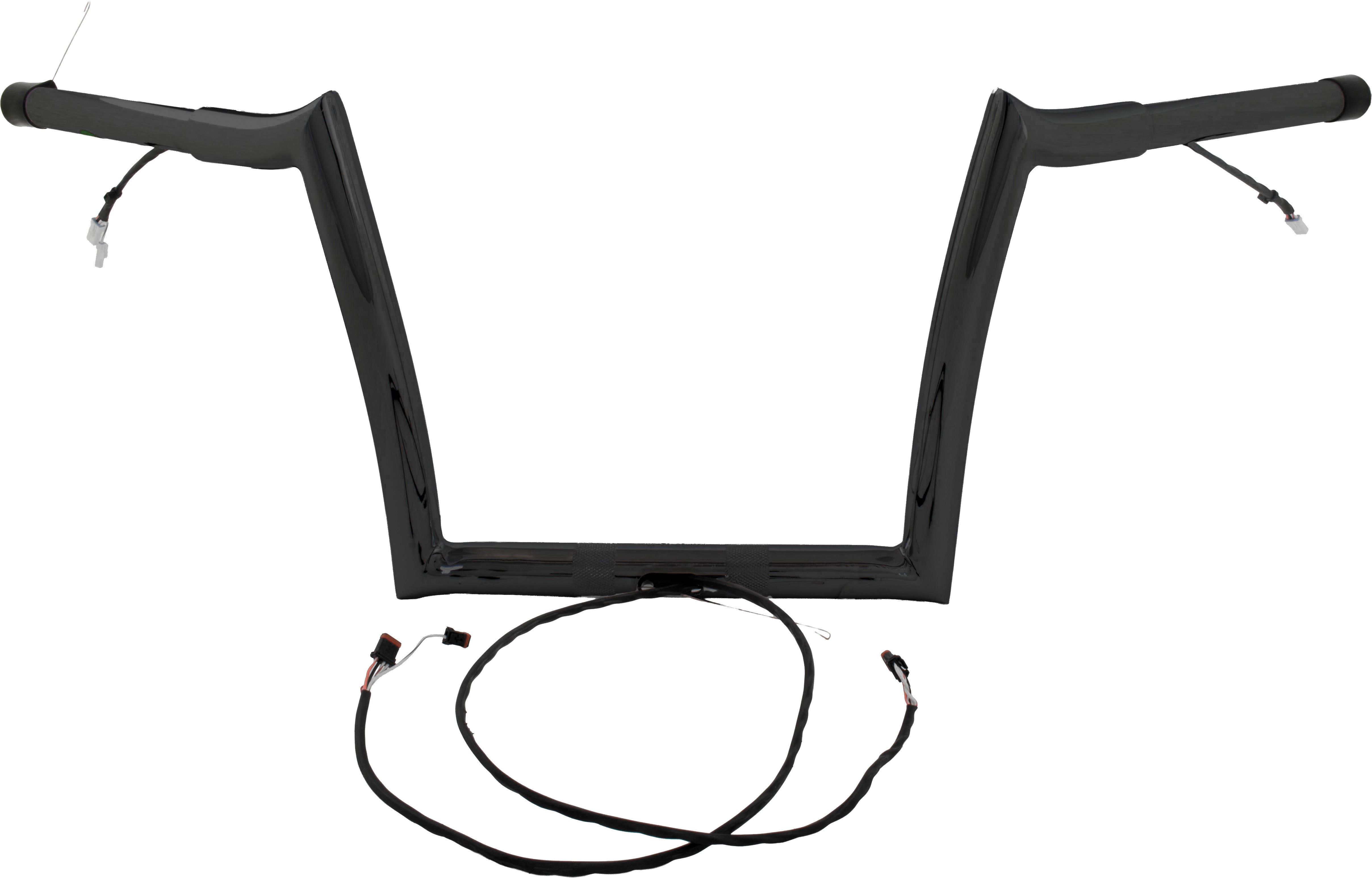 12" OEM MONKEY BAR PRE WIRED SATIN BLACK `15-23 FLTR