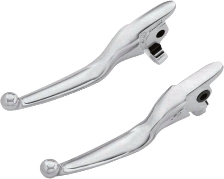 SMOOTH LEVER SET CHROME FLH/FLT 14-16 HYDRO CLUTCH