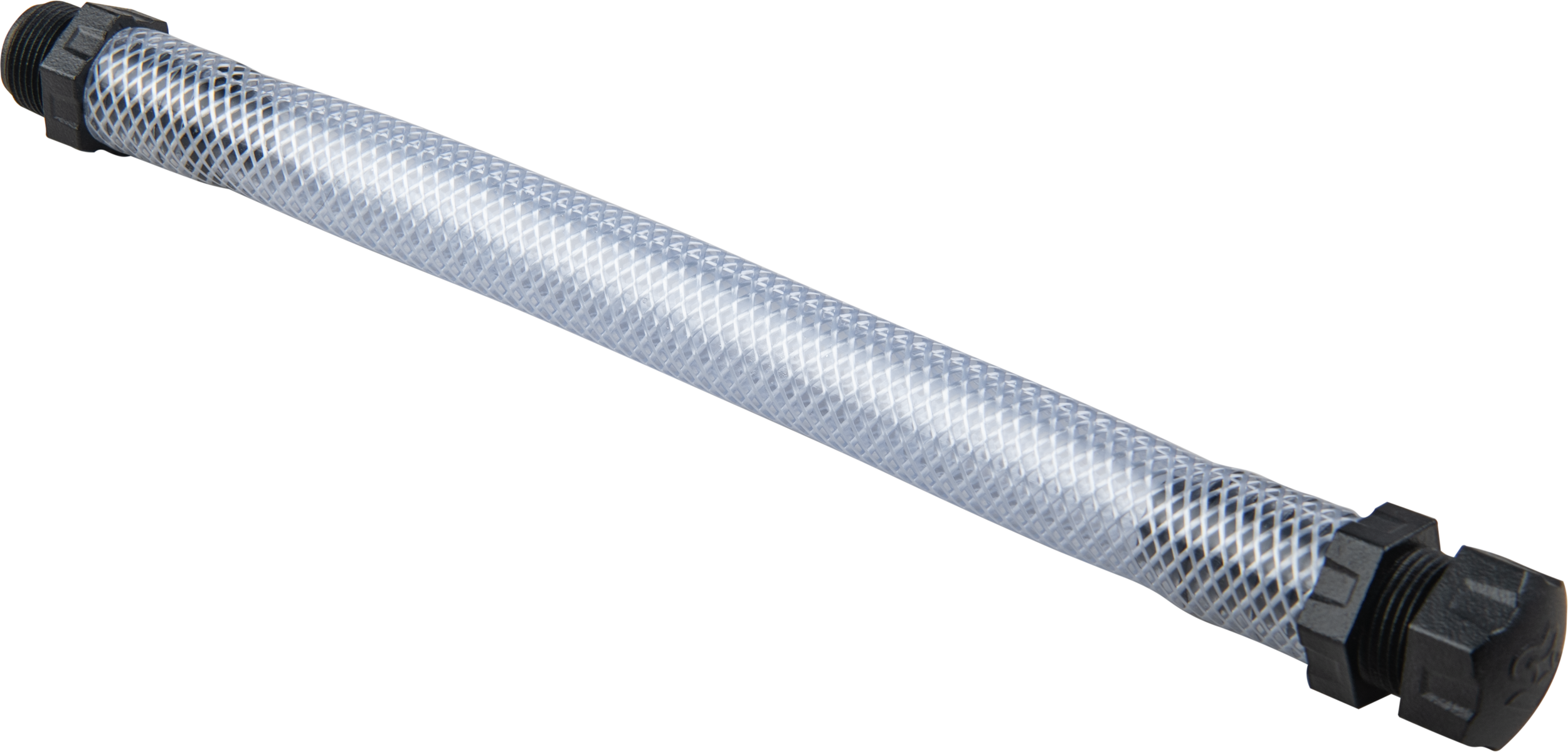 FILLER HOSE W/SCREW CAP REINFORCED 12"