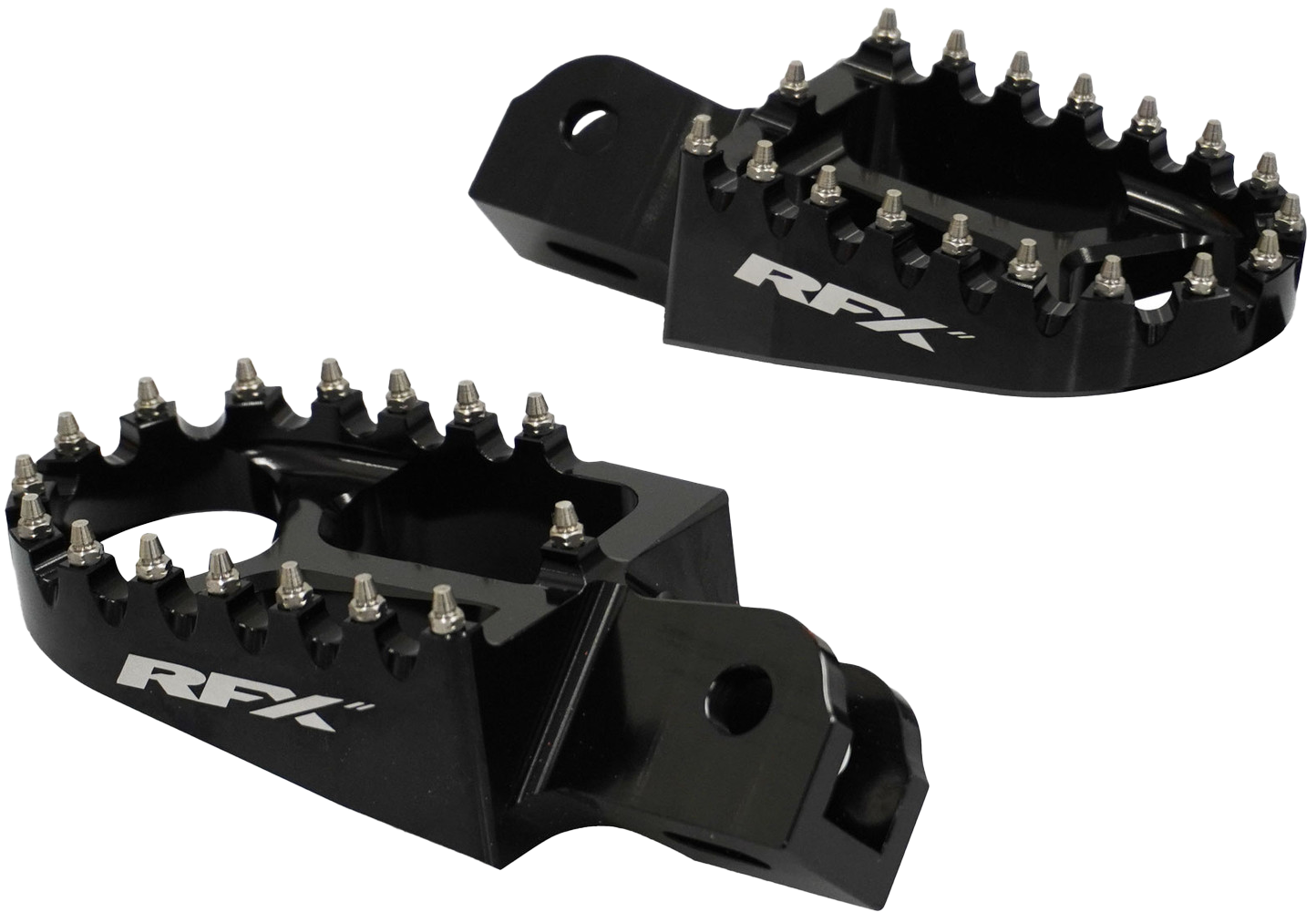FOOTPEGS BLACK HON/SUR-RON