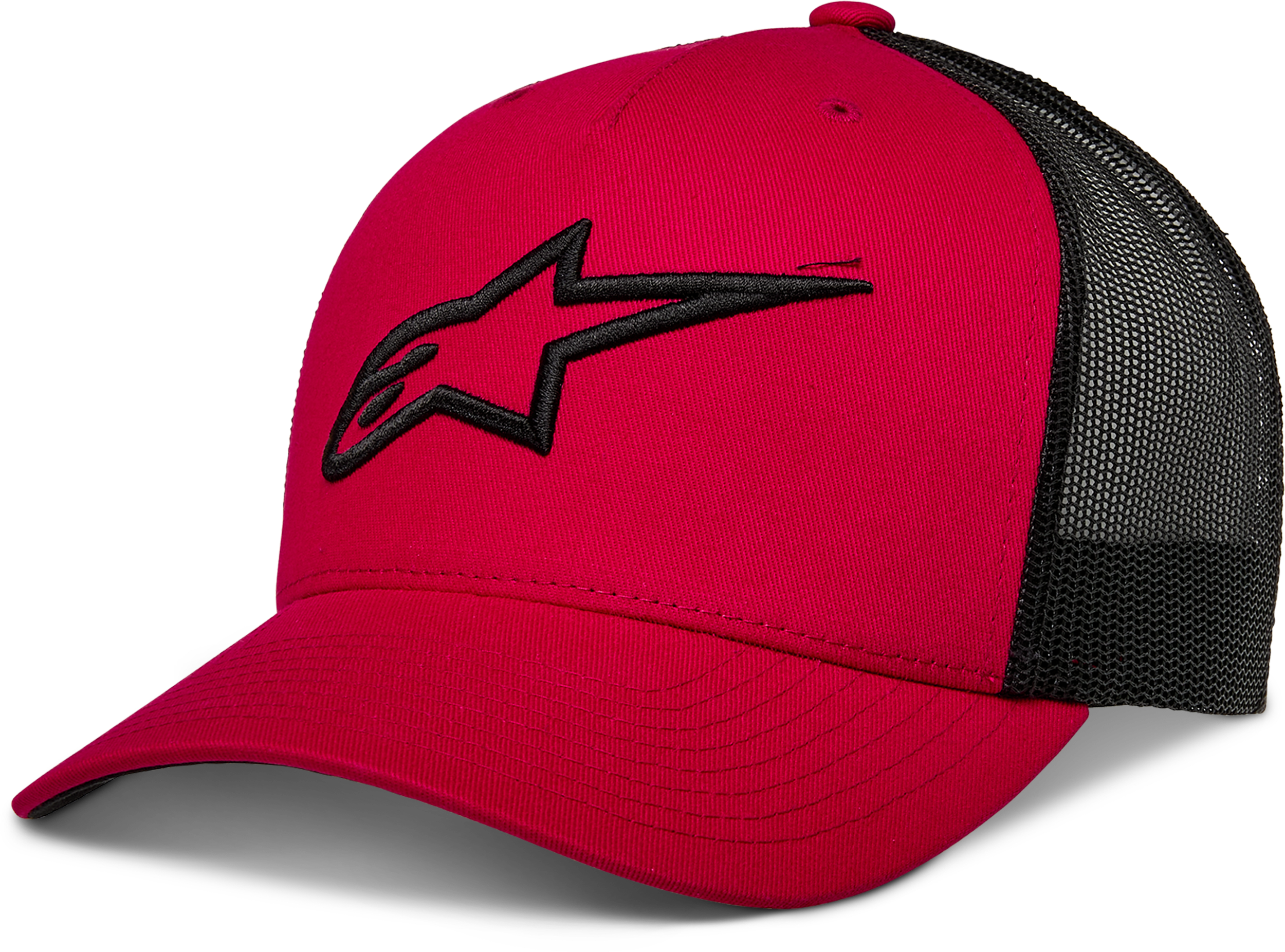 AGELESS TRUCKER HAT RED/BLACK