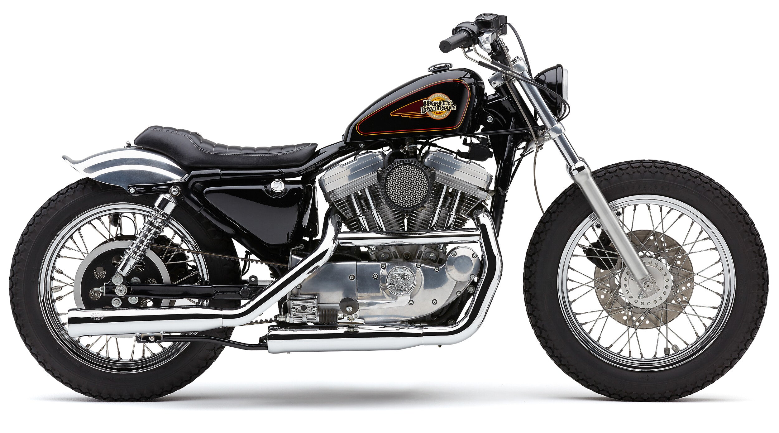 3" NH SERIES SLIP-ONS CHROME SPORTSTERS 91-03