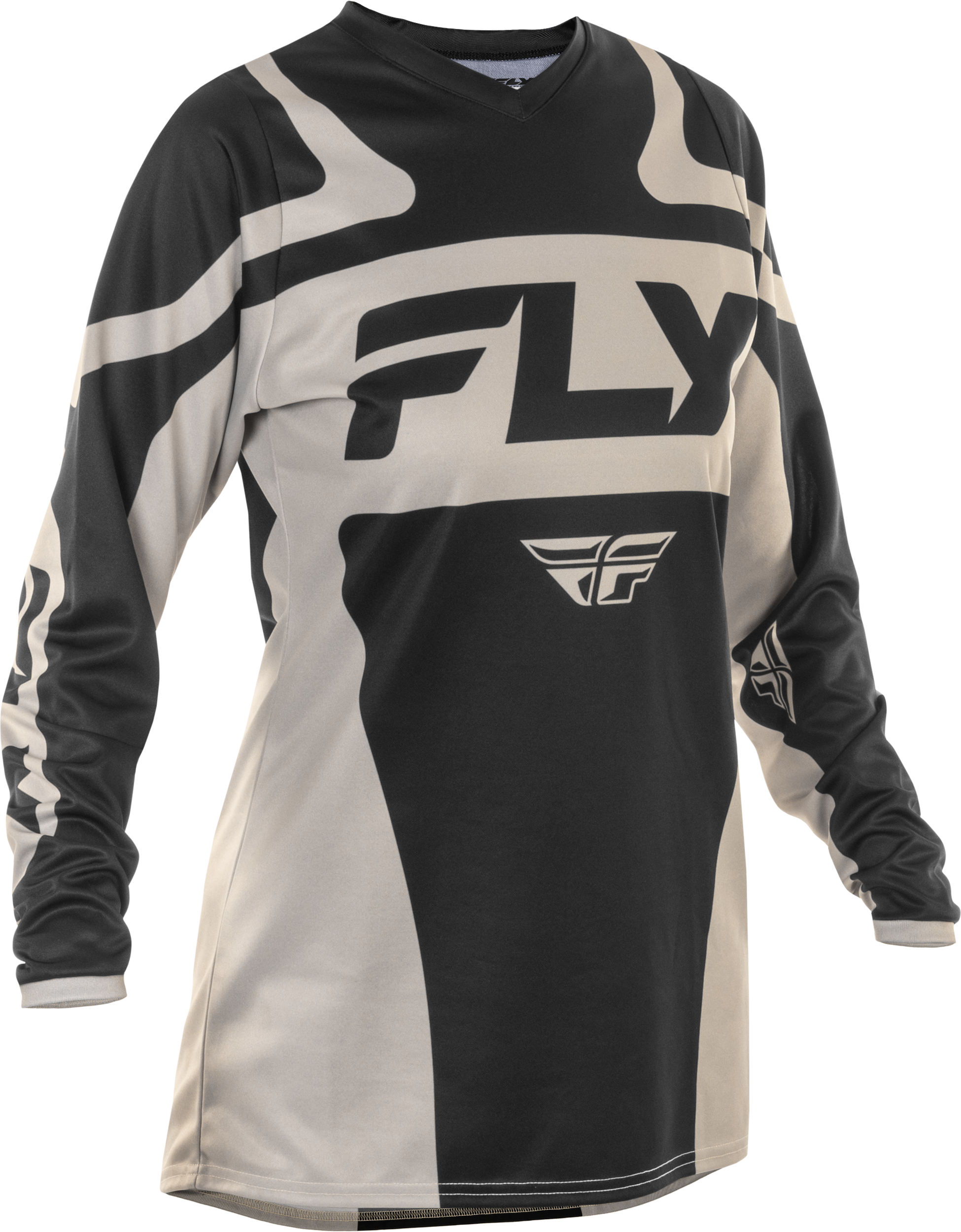 WOMEN'S F-16 JERSEY BLACK/WHITE LG