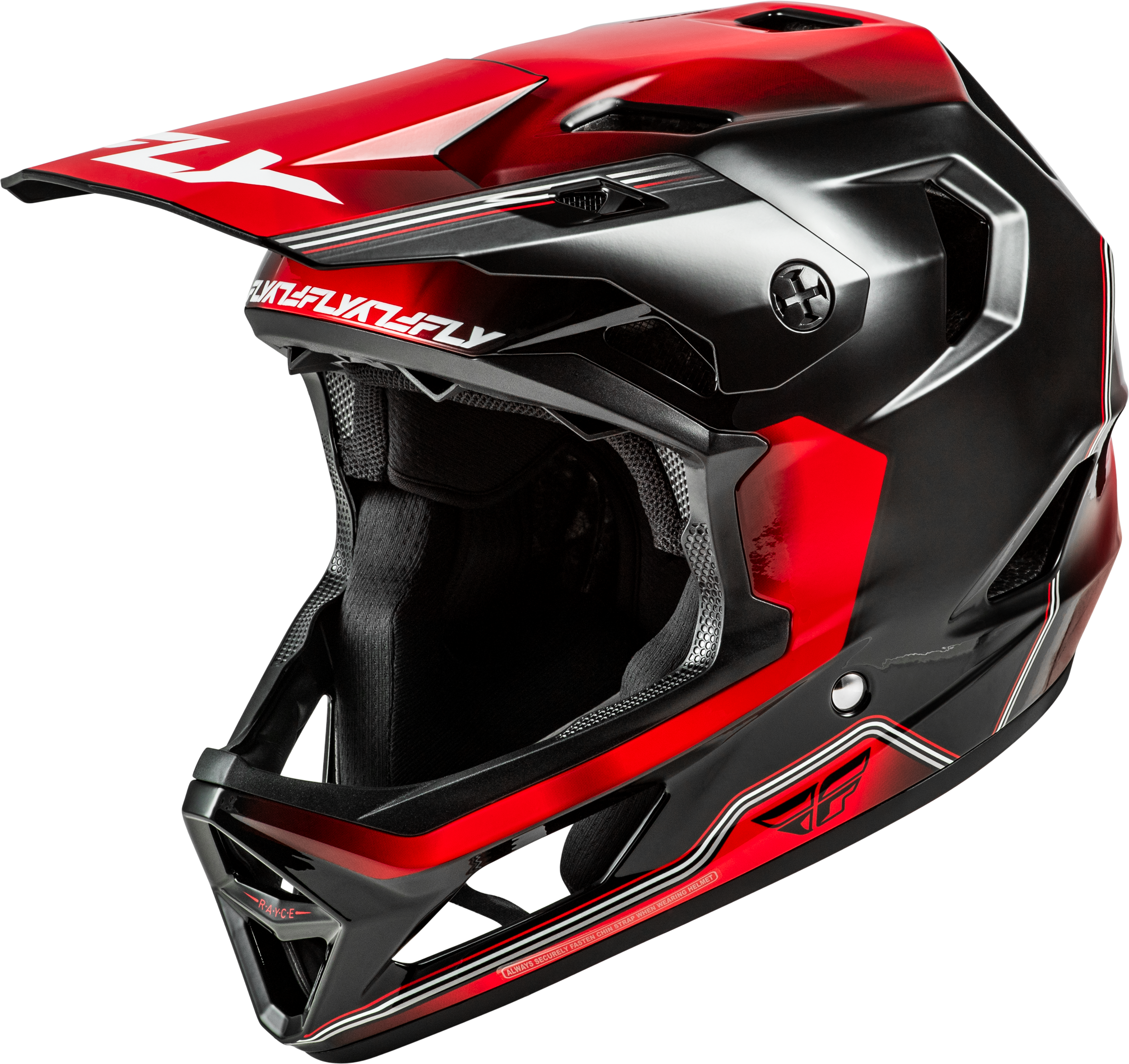 YTH RAYCE REPEAT BICYCLE HLMT BLACK/RED YS