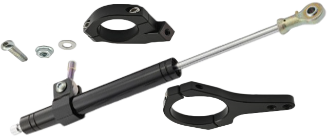 STEERING DAMPER KIT BLACK 20-25 FXLRS