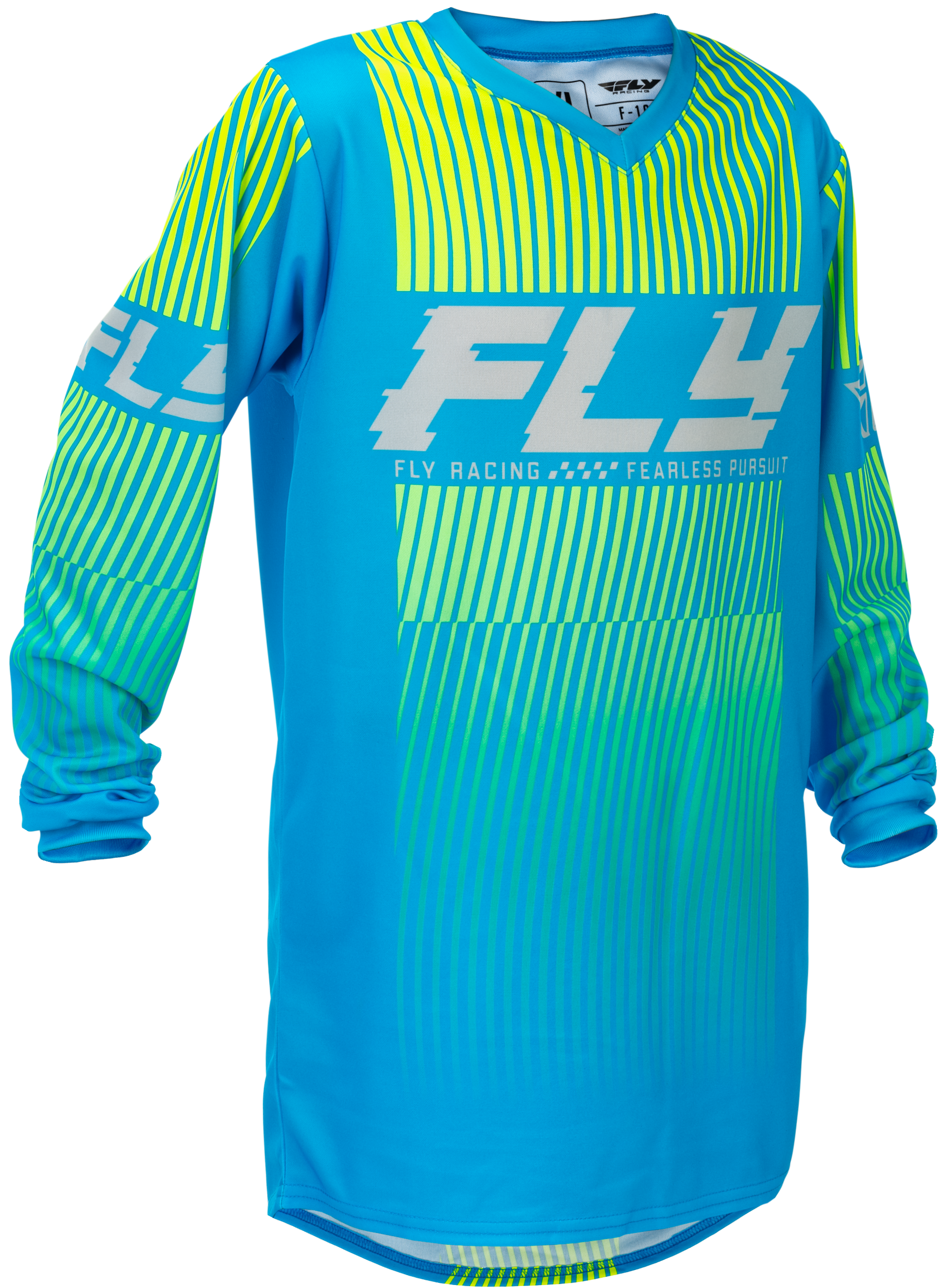 YOUTH F-16 JERSEY BLUE/HI-VIS YXL