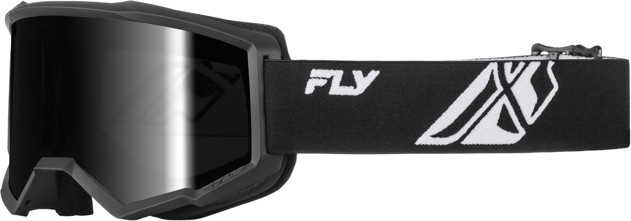 FOCUS GOGGLE BLACK/WHITE W/DARK SMOKE HYDROPHOC LENS