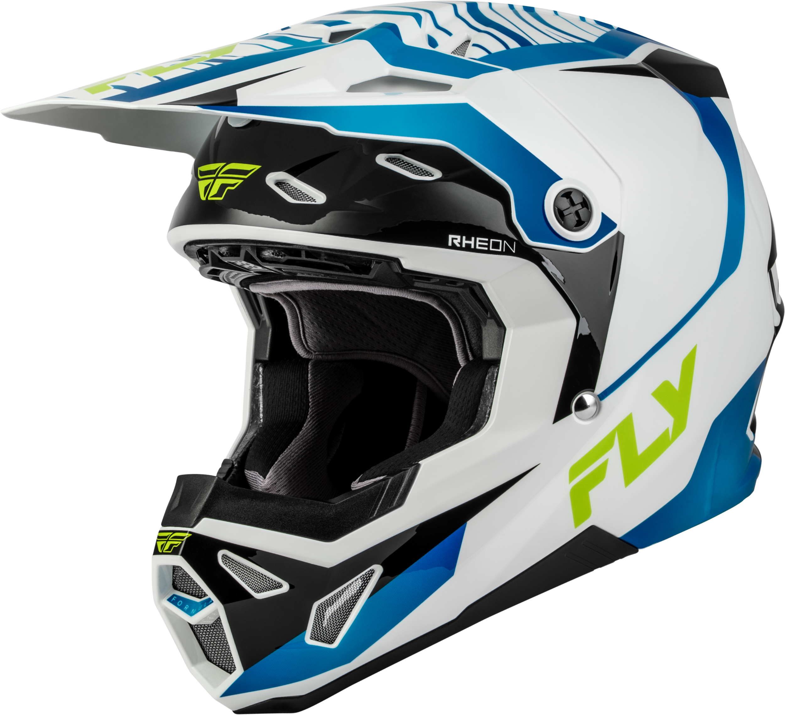 FORMULA CP CHARGE HELMET WHITE/BLUE/BLACK 2X