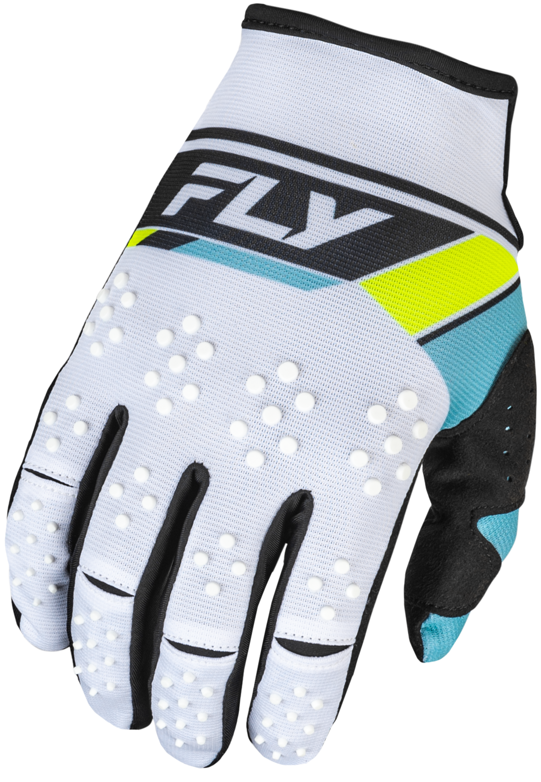 KINETIC PRIX GLOVES WHITE/BLACK/HI-VIS SM