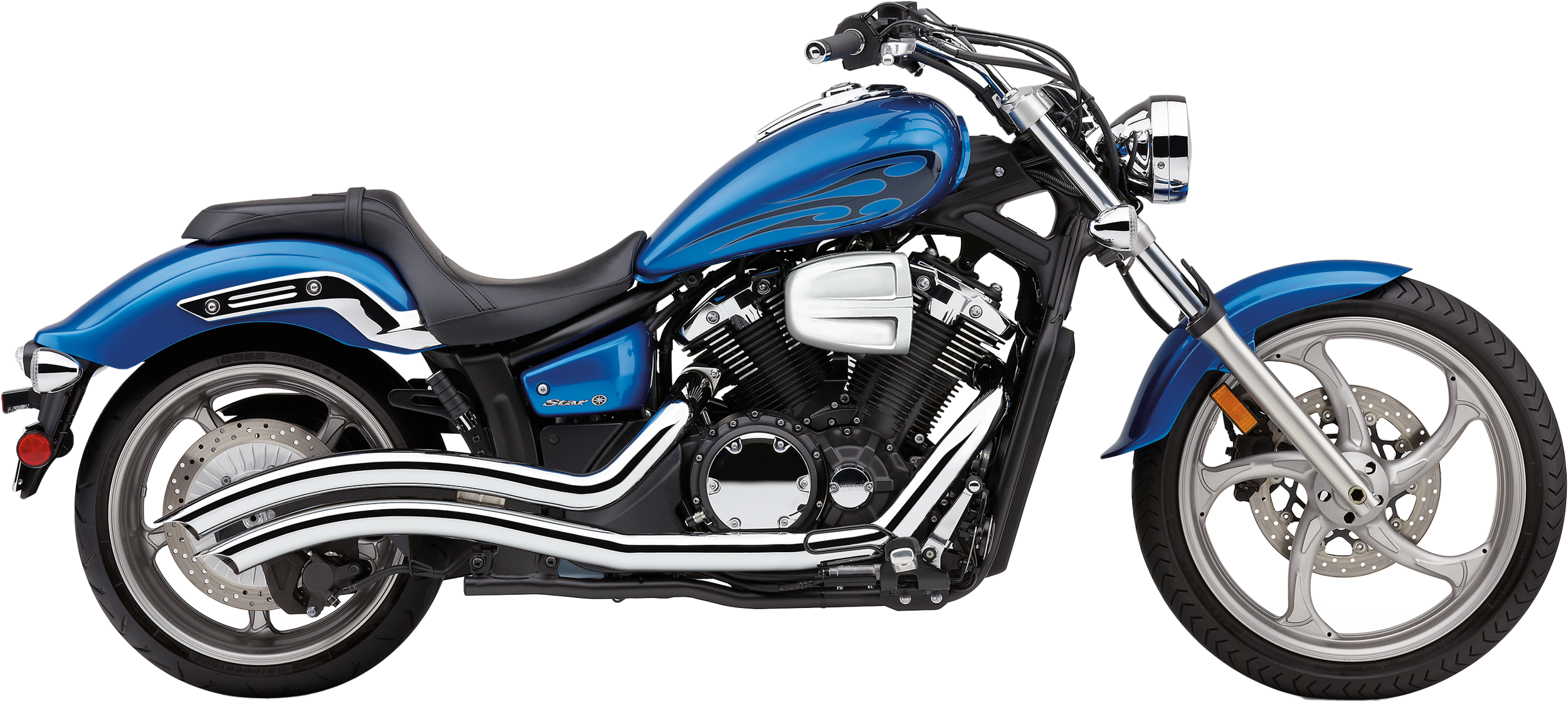 SPEEDSTER SWEPT F/S CHROME YAM STRYKER 11-18