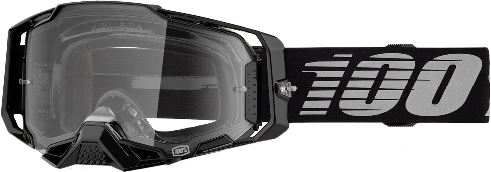 ARMEGA GOGGLE BLACK CLEAR LENS