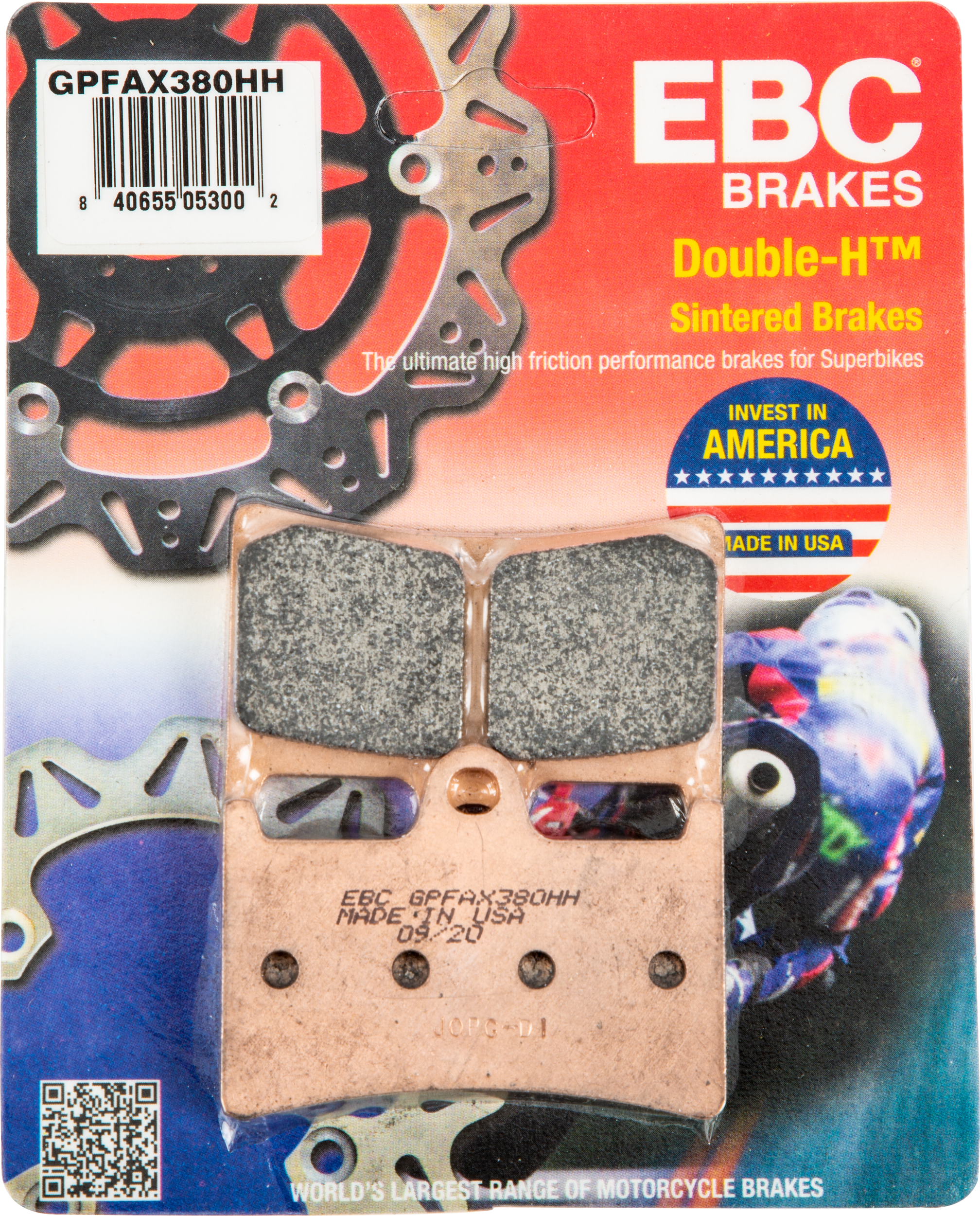 GPFAX BRAKE PADS RACE ONLY