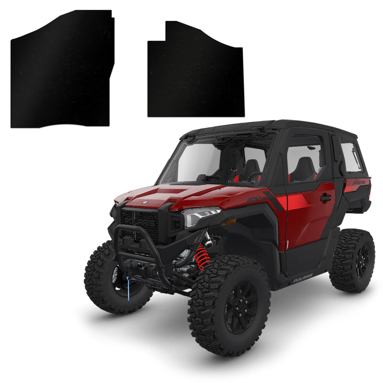 FLOOR MAT SET 2 PIECE POL