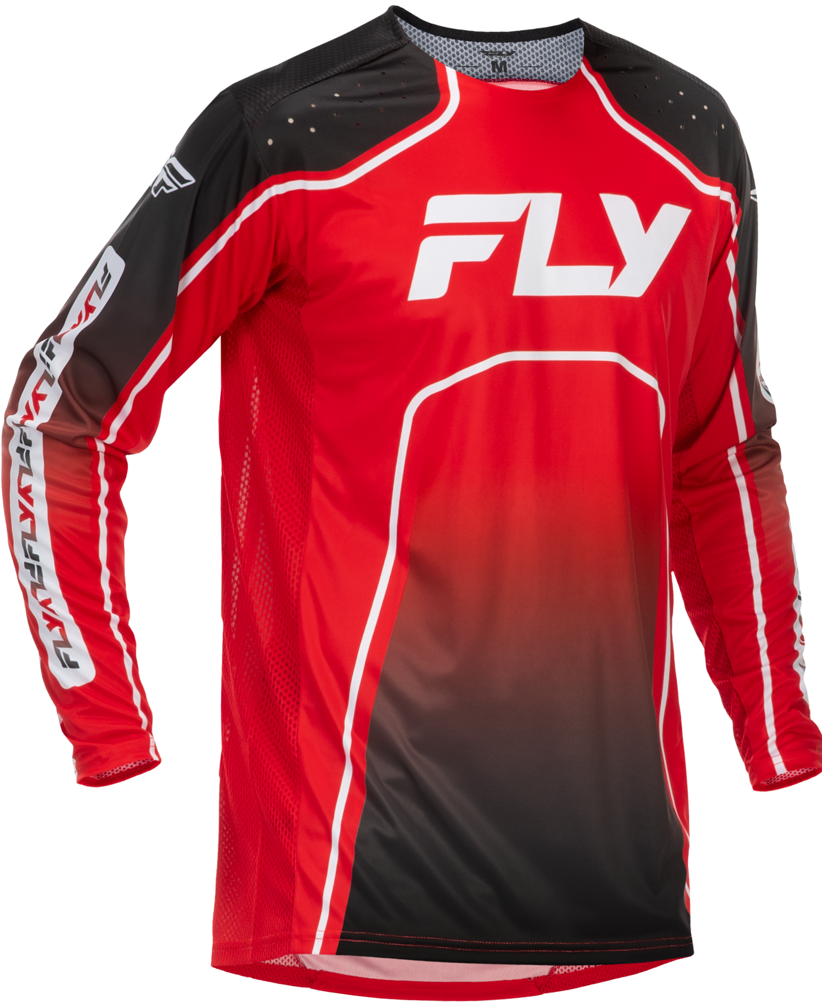 YOUTH RAYCE BICYCLE JERSEY RED/BLACK/WHITE YS