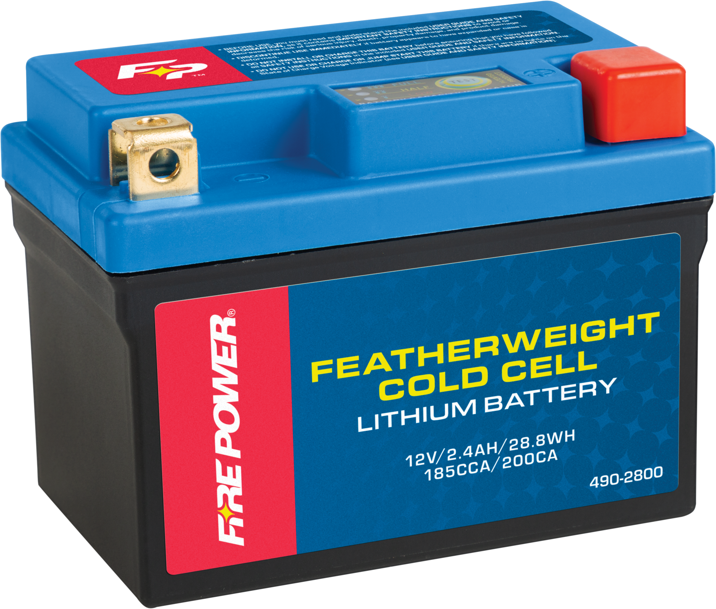 COLDWEATHER LITHIUM BATTERY 185 CCA 12V/36WH