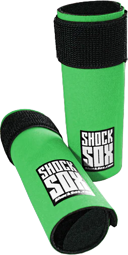SHOCK SOX 6" GREEN UPSIDE DOWN FORKS